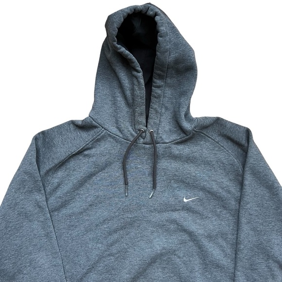 Vintage Y2K - Nike - Essential “Mini Swoosh” Travis Scott Hype Hoodie - Grey XXL - Picture 1 of 8
